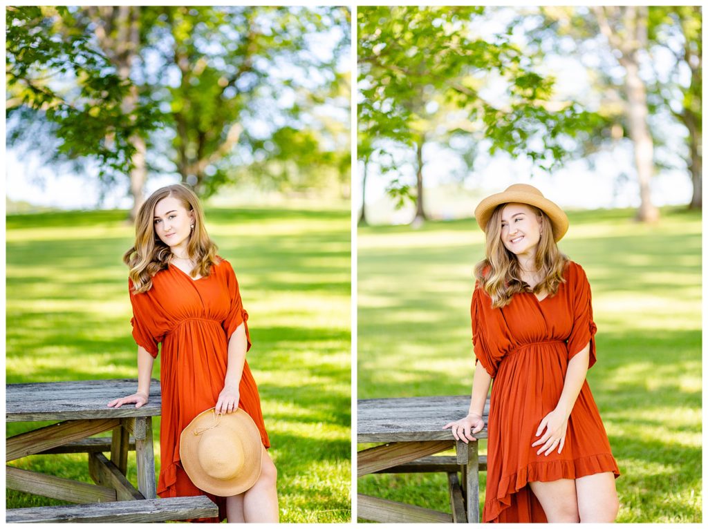 Beautiful lighting for outdoor Senior Portraits at Taylor Ranch | Asheville Senior Photographer
