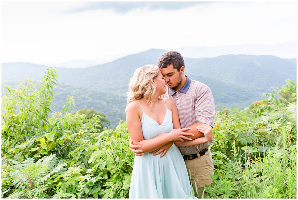 Romantic and intimate engagement photos 