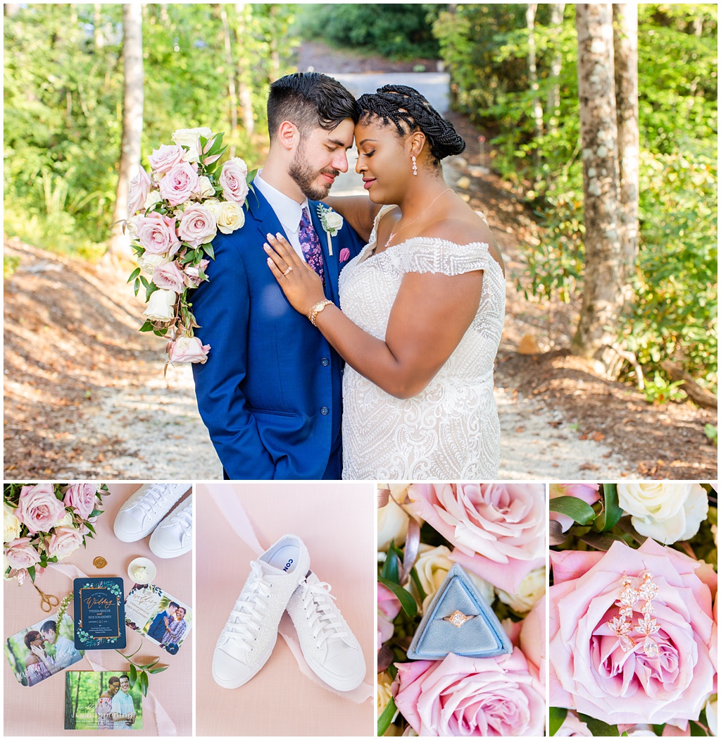 The Pond at Laurel Cove Wedding | Tyeshia and Nick | Tracy Waldrop Photography | Asheville Wedding Photographer