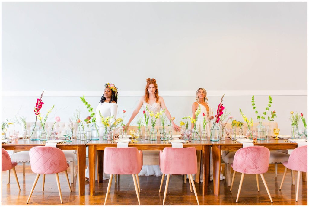 Modern brunch wedding inspiration in Asheville  NC | Tracy Waldrop Photography