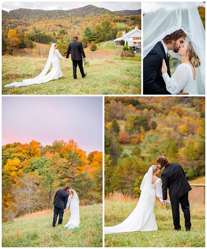 chestnut ridge fall wedding